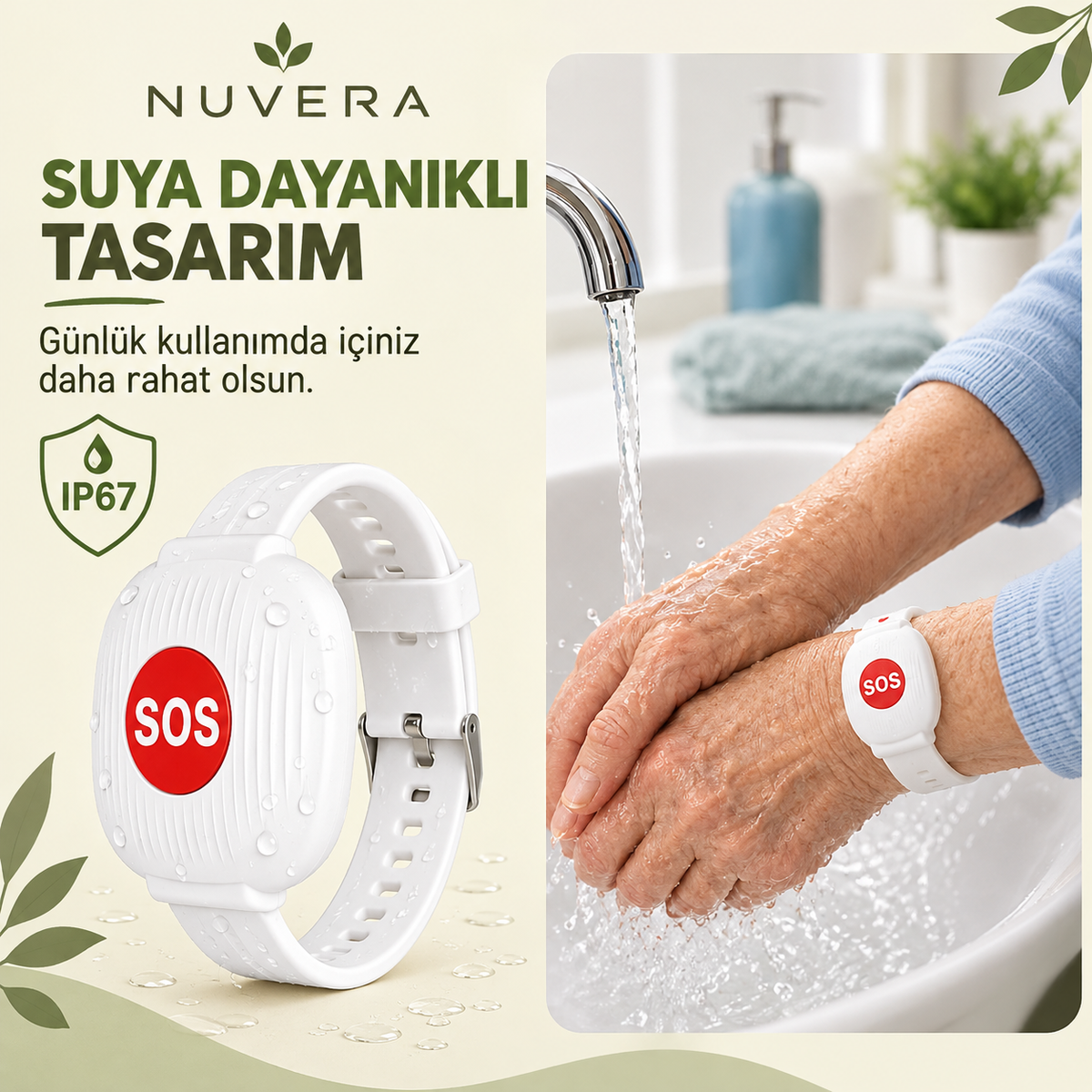 NUVERA® – Acil Durum SOS Bilekliği